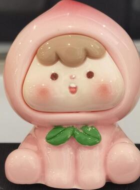 可爱的车载摆件diy手工水果崽崽ins可爱风饰品玩具树脂夜光榴莲