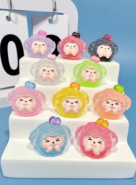 新款夜光渐变福气团子盲袋