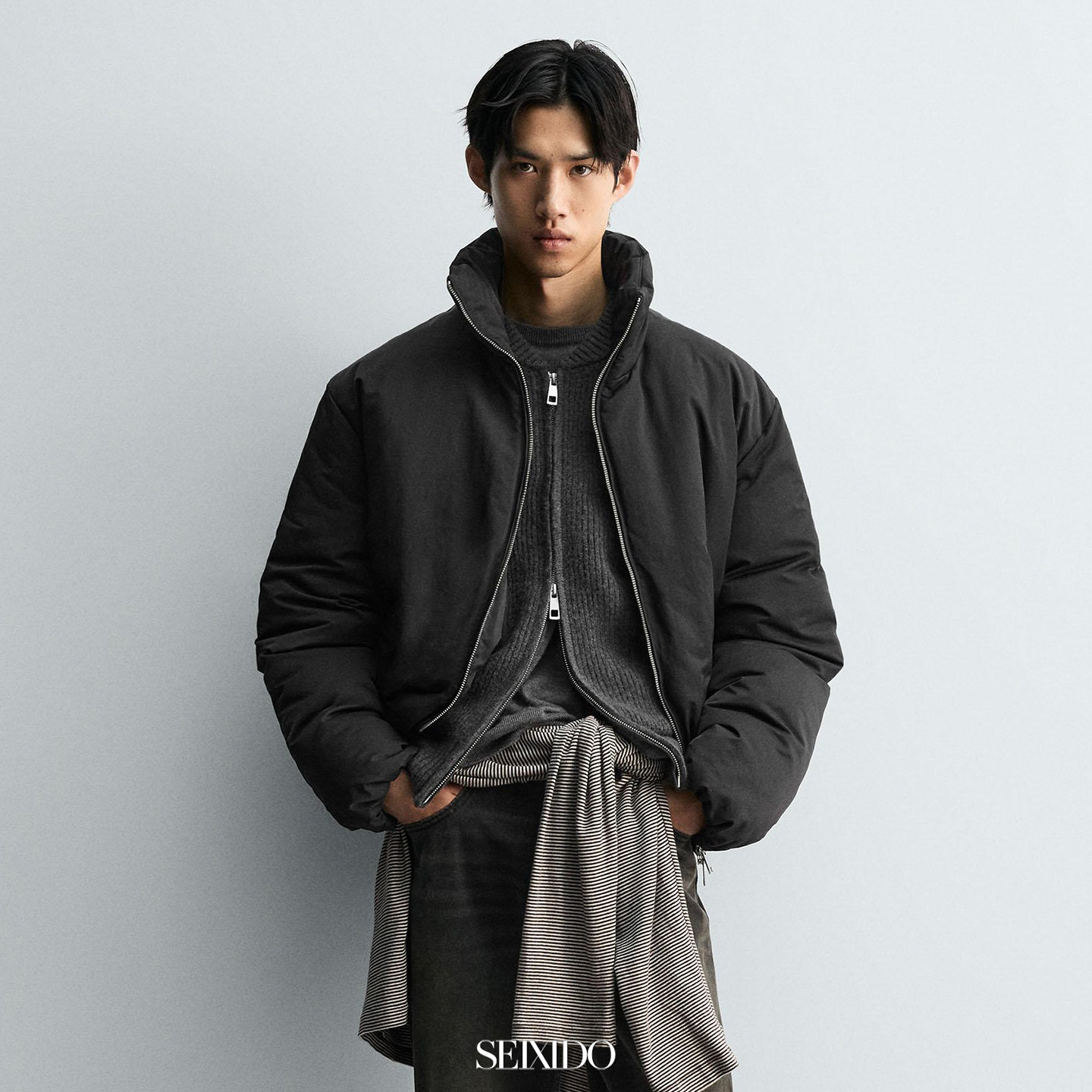 柜699！冬季男装宽松立领棉服3833700 800简约棉衣厚外套3833/700,淘宝优惠券,粉丝福利购,淘宝优惠卷