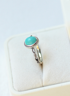 暮城珠宝女纯银复古做旧