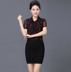 Quầy mưa tre nữ là thương hiệu mùa hè 2019 mẫu mới mua trong nước áo sơ mi ngắn tay áo sơ mi - Áo sơ mi áo sơ mi croptop Áo sơ mi