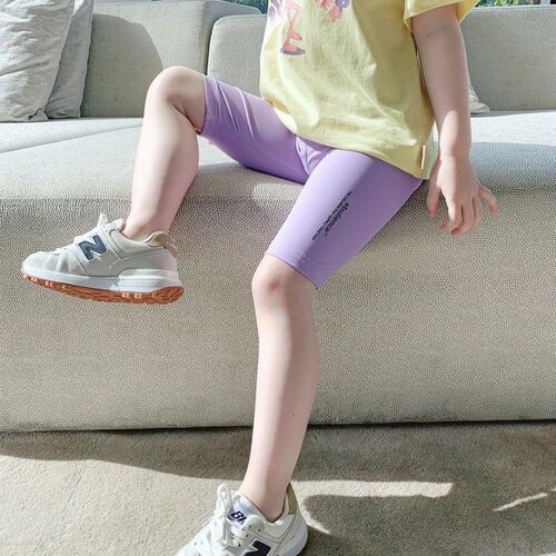 2025新款女童百搭鲨鱼裤女孩洋气修身短裤夏季儿童夏装薄款五分裤 - 图0