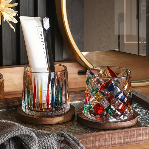 Креативный стеклянный ополаскиватель для рта, высококачественная зубная щетка для домашнего использования, популярно в интернете, для влюбленных