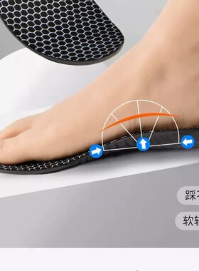 【下单立减50】足弓支撑鞋垫石墨烯防臭鞋垫男女舒适软底矫正WZ