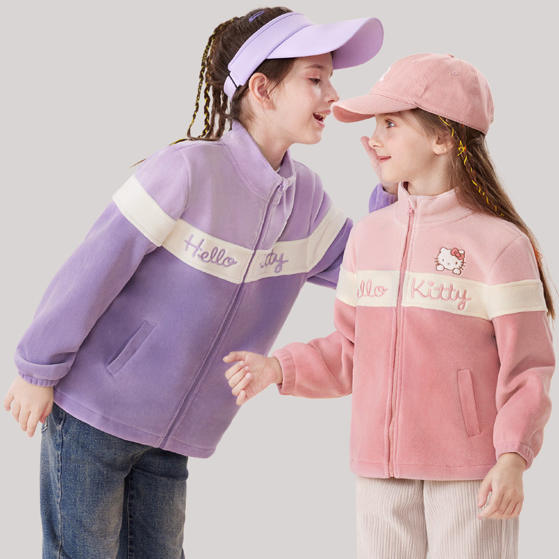 女童外套秋冬2025新款儿童休闲卫衣洋气中大童摇粒绒加厚上衣童装,淘宝优惠券,粉丝福利购,淘宝优惠卷