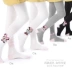 Quần lót trẻ em Disney mùa xuân và mùa thu xà cạp trẻ em jumpsuit thực hành cô gái vớ trắng nhảy - Vớ