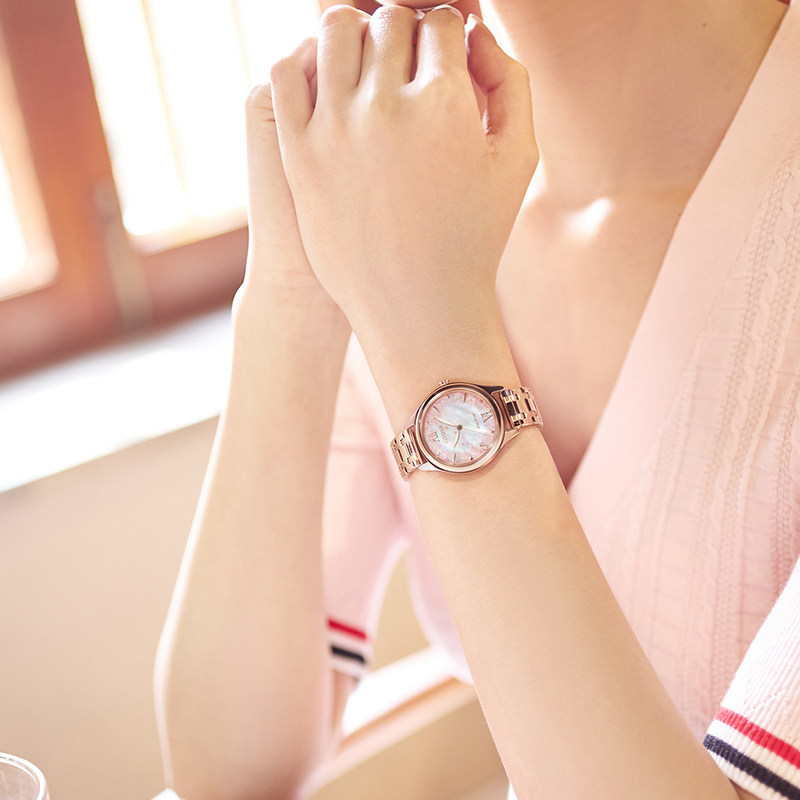 Citizen Eco-Drive Sakura Steel Belt Fashion Women’s Watch