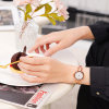 Citizen simple mother-of-pearl disc hollow steel band light kinetic energy women's watch birthday gift EM0631