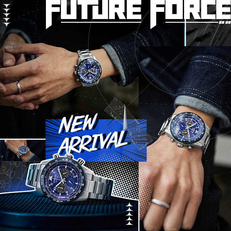 西铁城日本官方正品2023新品ff系列 西铁城手表日韩腕表