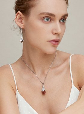 【礼盒包装】伊泰莲娜珍珠项链女气质单颗珠吊坠销骨链女生日礼物