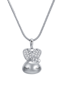 【礼盒包装】伊泰莲娜项链女小动物短链可爱兔子锁骨链S925银饰