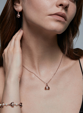 伊泰莲娜珍珠锁骨链女