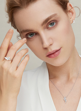 伊泰莲娜仿水晶戒指简约女