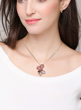 伊泰莲娜合金仿水晶女甜美项链