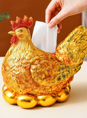 金鸡摆件母鸡下蛋新居入