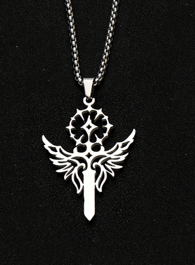 白厄负世之泰坦刻法勒项链吊坠手链不锈钢二次元游戏翁法罗斯十二