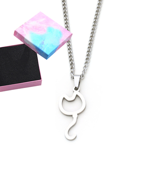 LASER男团周边林致同款不锈钢材质项链吊坠手链男女学生可爱猫咪