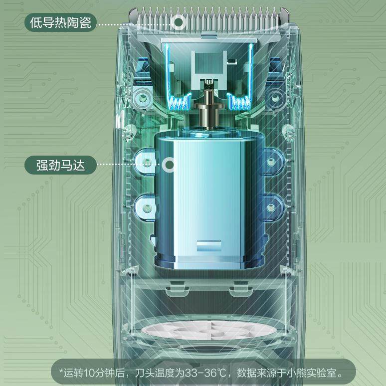 小熊婴儿理发器超静音自动吸发剃发神器宝宝新生剃头发,淘宝优惠券,粉丝福利购,淘宝优惠卷