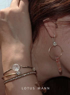 红色皮绳925银手链情侣路塔斯曼