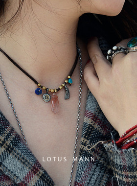 掌上明珠南红玛瑙雕刻项链银多宝