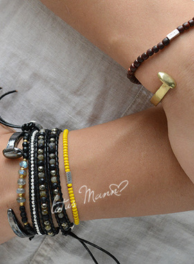 小众情侣ins钉子手镯新品