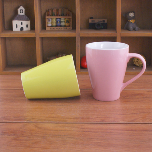 韩式果汁陶瓷杯小清新马克杯定制礼品早餐杯咖啡杯牛奶杯定做logo - 图2