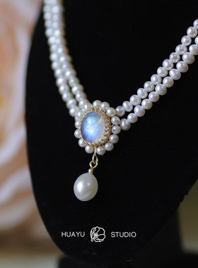 天然淡水珍珠花屿14K宫廷风