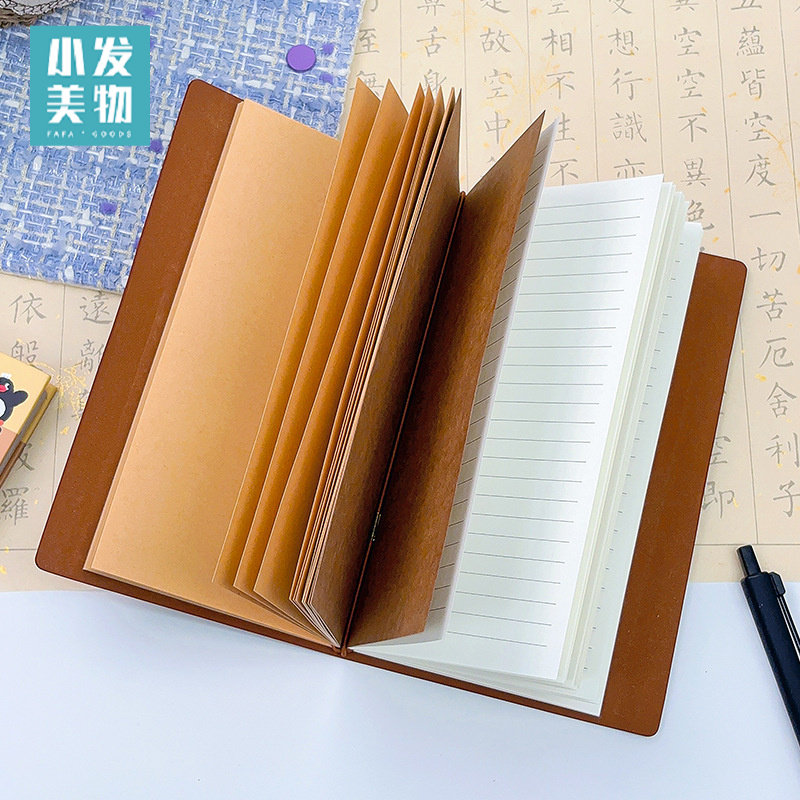 可爱牛角包星星人笔记本高颜值手账本卡通记事本学生牛皮纸TN本子,淘宝优惠券,粉丝福利购,淘宝优惠卷