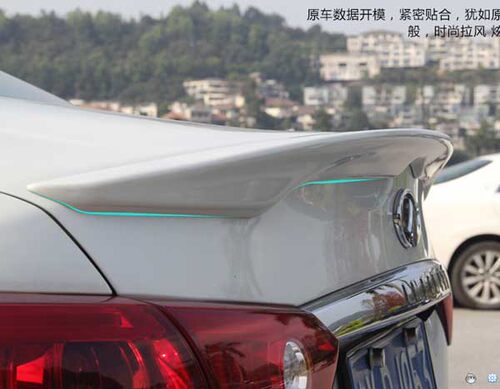 英菲尼迪Q50L尾翼改装Q50 Q50L压尾翼原厂专用烤漆免打孔改装顶翼 - 图2