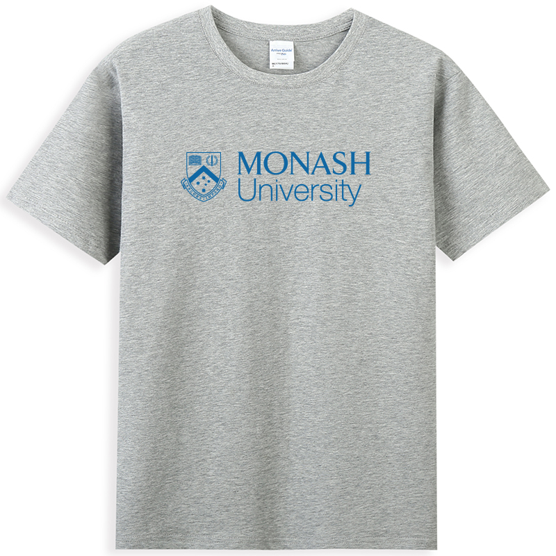 Monash莫纳什蒙纳士大学休闲短袖文化衫纯棉T恤男女澳洲名校衣服 - 图2