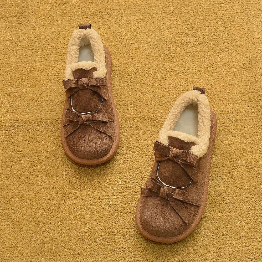 包邮2025新款外贸秋冬羊羔毛平底单鞋豆豆鞋懒人鞋一脚蹬棉鞋女鞋,淘宝优惠券,粉丝福利购,淘宝优惠卷