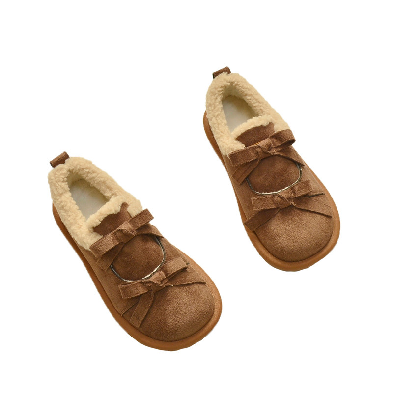 包邮2025新款外贸秋冬羊羔毛平底单鞋豆豆鞋懒人鞋一脚蹬棉鞋女鞋,淘宝优惠券,粉丝福利购,淘宝优惠卷