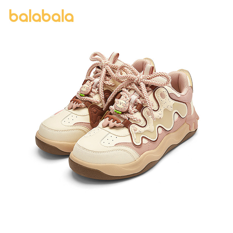 【商场同款】巴拉巴拉女童板鞋轻便透气休闲鞋秋冬2025新款鞋子萌,淘宝优惠券,粉丝福利购,淘宝优惠卷