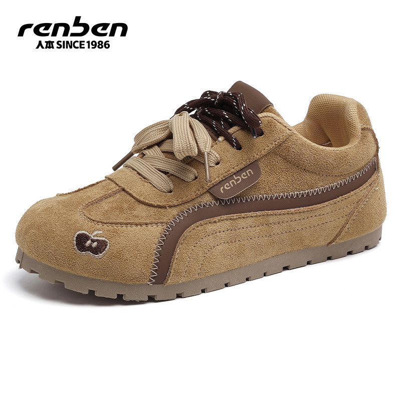 人本德训鞋女2026秋冬季新款复古内增高学生运动轻便软底爆款板鞋,淘宝优惠券,粉丝福利购,淘宝优惠卷