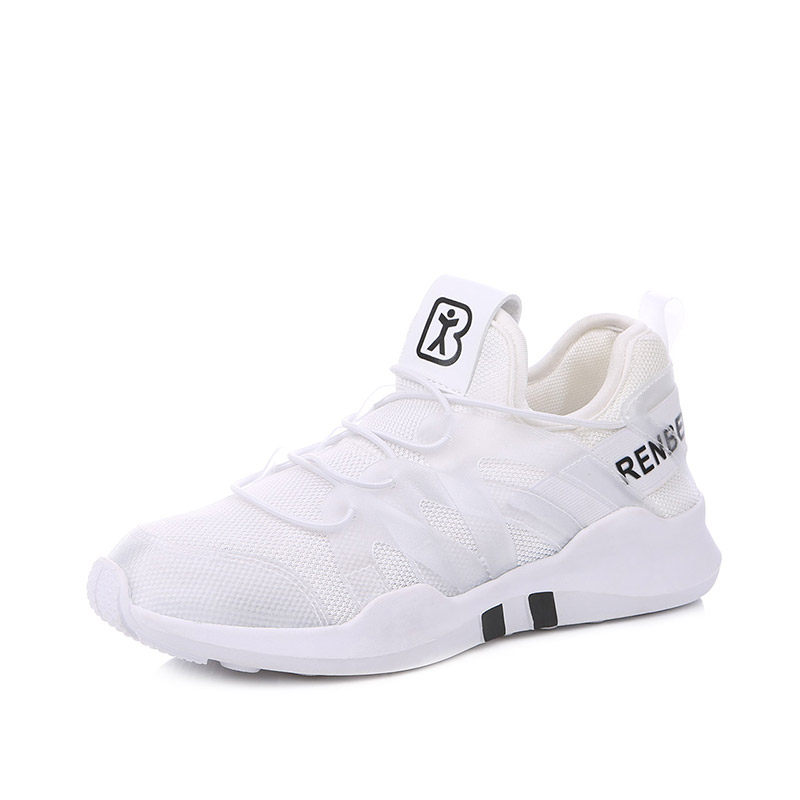 人本网鞋女夏透气网面运动鞋轻便跑鞋女休闲小