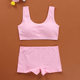 Developmental young girl underwear pure cotton suit