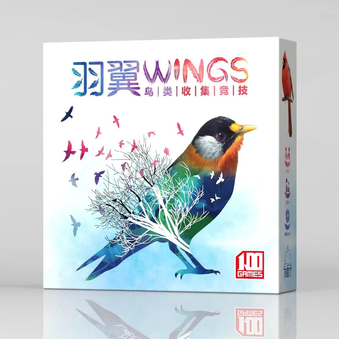 羽翼桌游卡牌一百游正版羽翼扩展 展翅飞翔翱翔游戏聚会WINGS鸟 - 图3