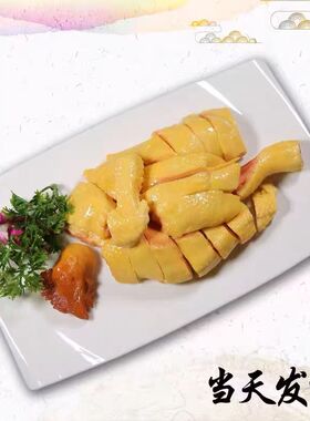 白斩鸡白切鸡模型仿真菜