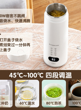 志高电热烧水杯400ml温度可调