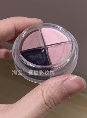 早八人真的会谢 一罐搞定韩女多用膏 腮红眼影口红卧蚕四色眼线膏