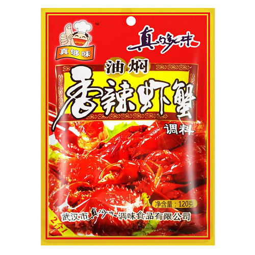 真够味香辣虾蟹120g麻辣基围虾油焖大虾调味料家用潜江小龙虾调料 - 图3