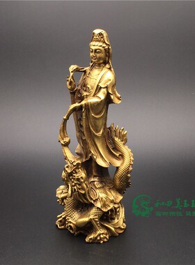 观音菩萨佛像镇宅保平安风水铜器