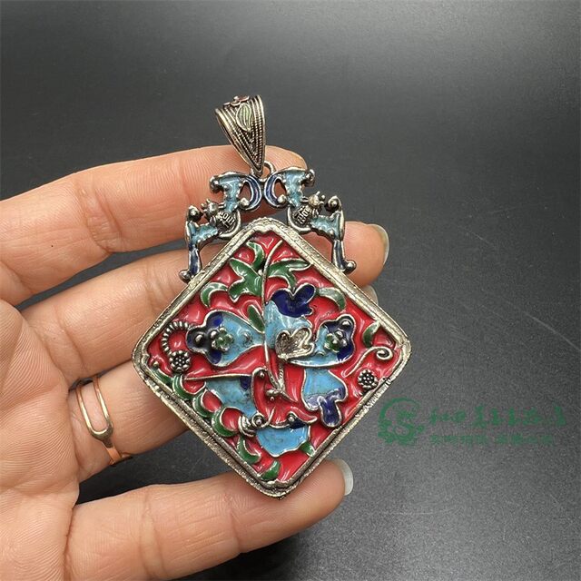 Antiques and miscellaneous antique patinated cloisonné carvings