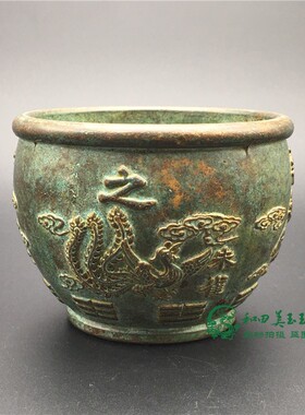 青龙白虎朱雀玄武四大神兽铜缸