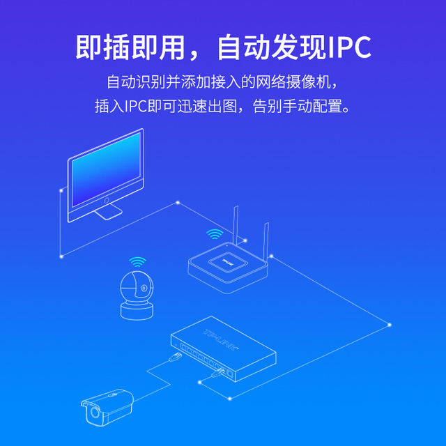 TP-LINK network hard disk wireless video recorder