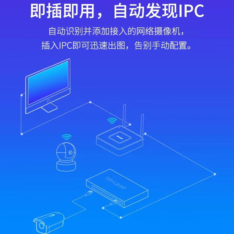 TP-LINK network hard disk wireless video recorder