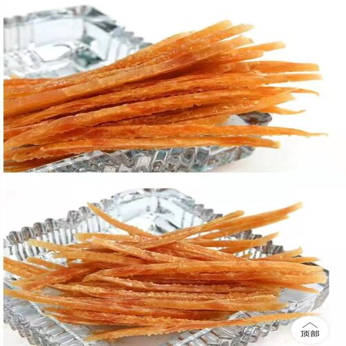 宠物狗零食鸡肉切丝鸡胸肉条成幼犬泰迪贵宾比熊训练奖励零食肉干 - 图3