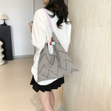 Универсальная милая свежая сумка на одно плечо, (в наличии на складе), Таиланд, из хлопка и льна