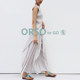 ORSO ແບບຈີນໃຫມ່ pleated kelp culottes ສໍາລັບແມ່ຍິງທີ່ມີແບບຈີນ