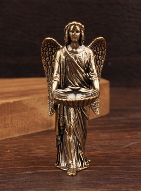 欧式黄铜万圣节天使女巫师摆件